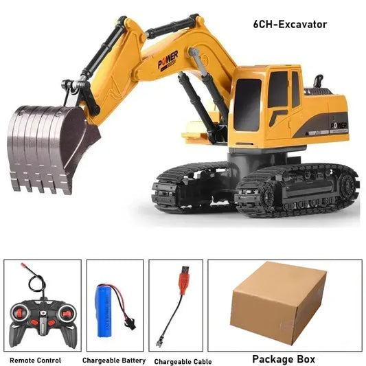 Zdalnie sterowana koparka 1:22 dla dzieci