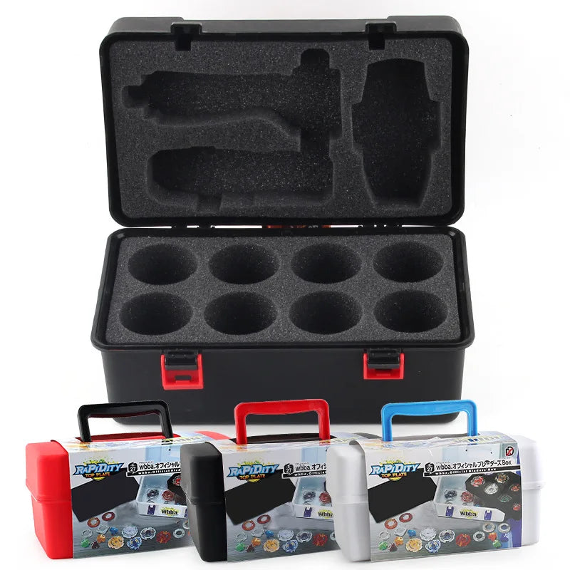 Edukacyjny zestaw 8w1 do Beyblade z wodoodporną walizką