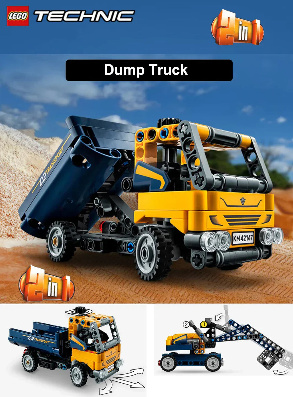 LEGO Technic Wywrotka 2w1